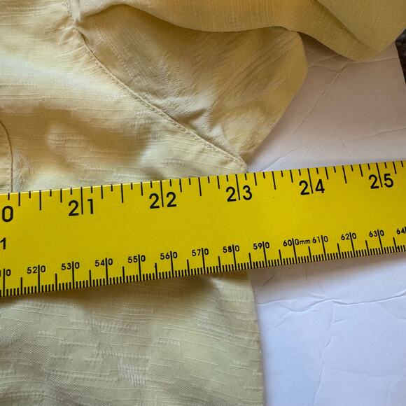 Tommy Bahama Men's Short Sleeve Button Up 100% Silk Shirt Hawaiian L Yellow‎ - Picture 7 of 8